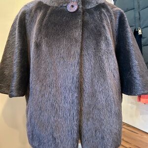 Elegant Dark Gray Women's Coat